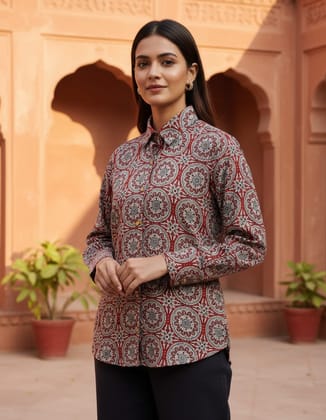 COTTON SHIRT FOR WOMEN Rajasthani Traditional. .