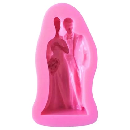 Wedding Engagement Couple 2 Silicone Fondant Gum Paste Mould