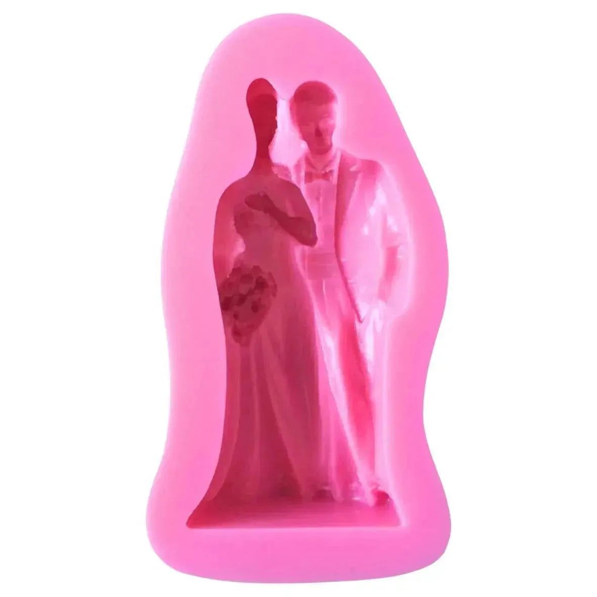Wedding Engagement Couple 2 Silicone Fondant Gum Paste Mould