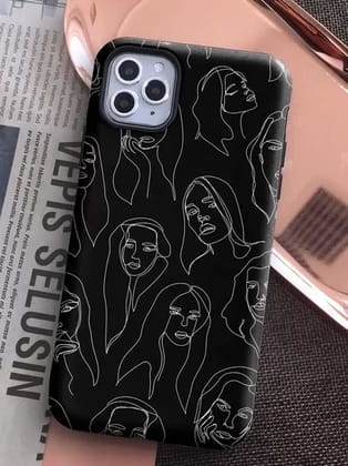 Abstract Women Face Custom Slim Soft Cases