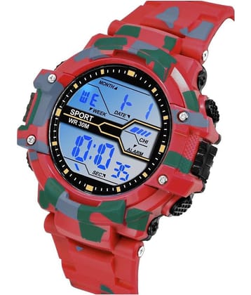 Cosmic MILITARY SPORTS PU Digital Men's Watch