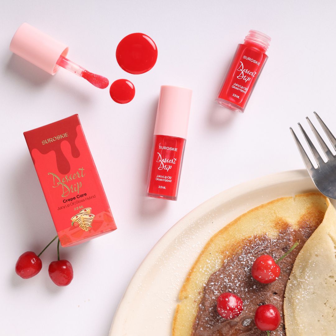 Dessert Drip Lip Oil/ Lip Add-on-Crepe Care (Red)