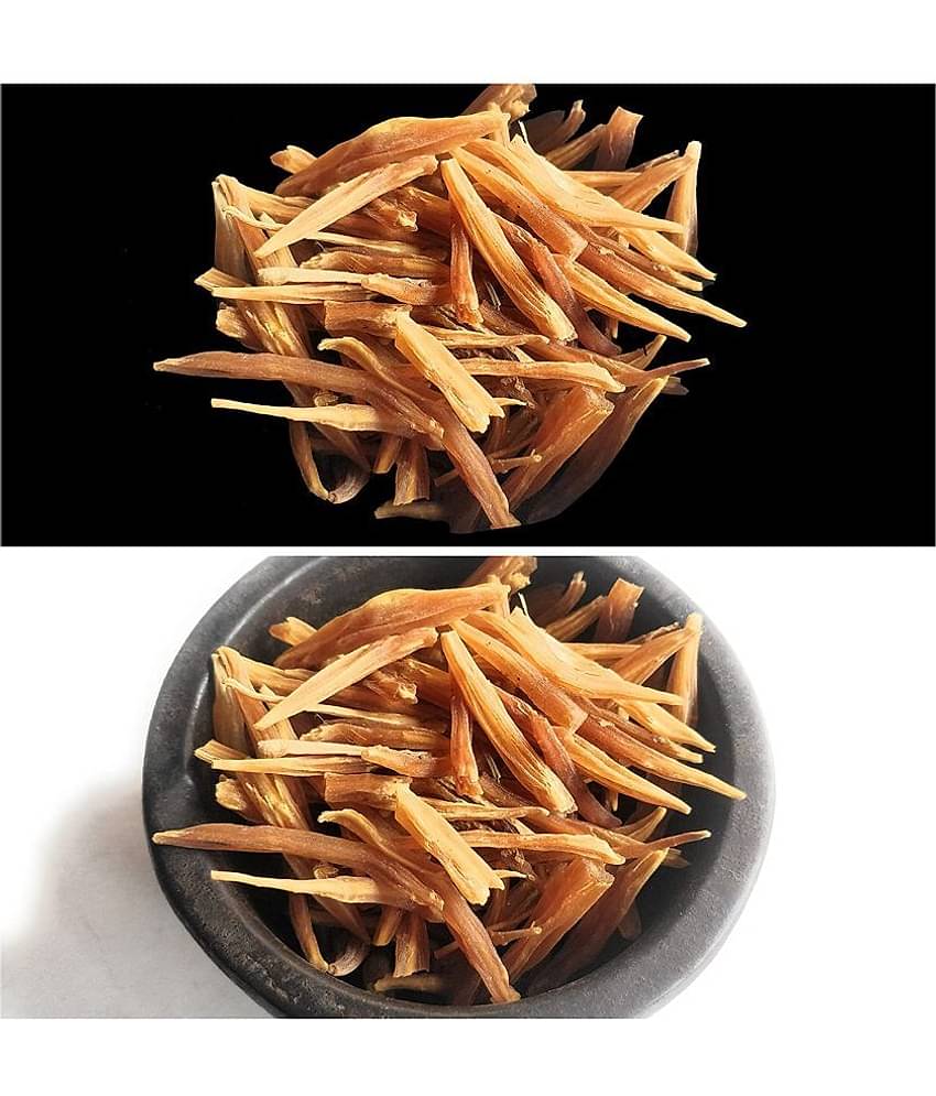 MYGODGIFT PEELI SHATAVAR ( ASPARAGUS RASMOSSUS ) 100 GM - YELLOW SHATAVAR 100 gm