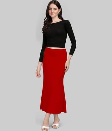 LEELAVATI Red Lycra Petticoat - Single