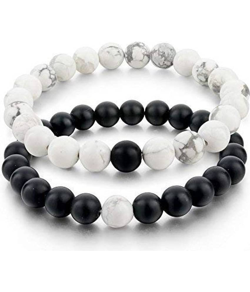 Couple & Combo Certified Natural Stones Bracelet Stylish Bracelet for Lovers | Distance Lovers Positivity Bracelet. Fashion Jewellery