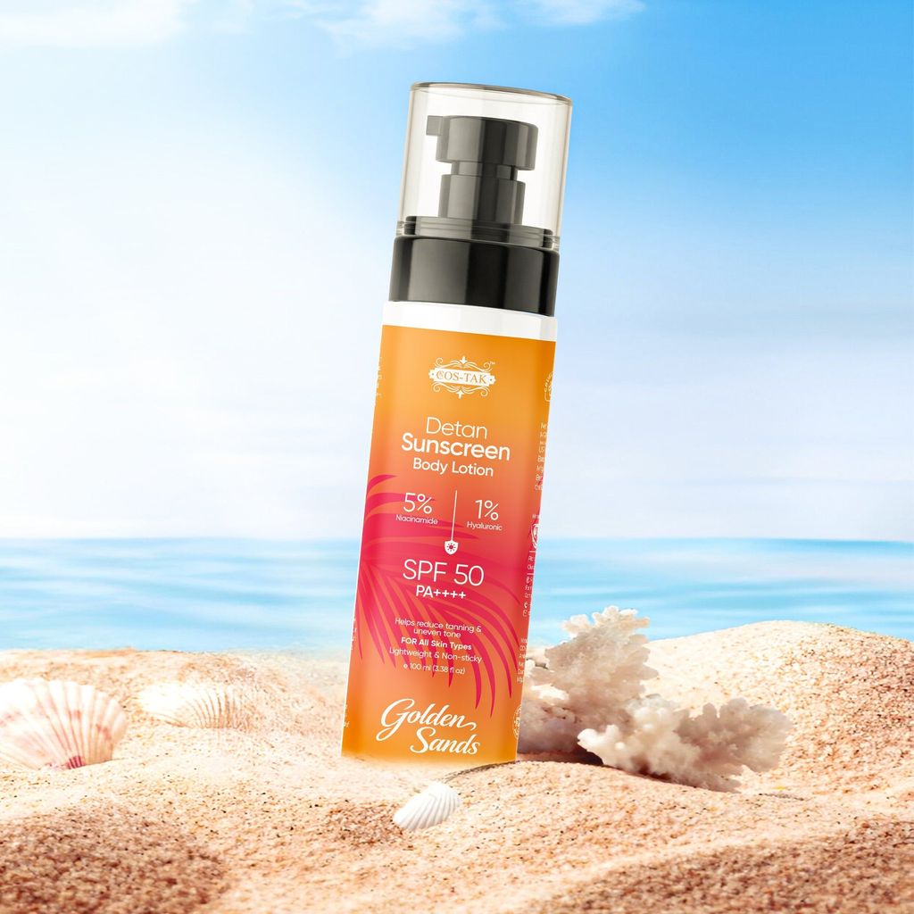 Golden Sands SPF 50 PA++++ Detan Sunscreen Body Lotion