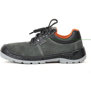 Blackburn Gray Lace-up Suede Leather Safety Shoes