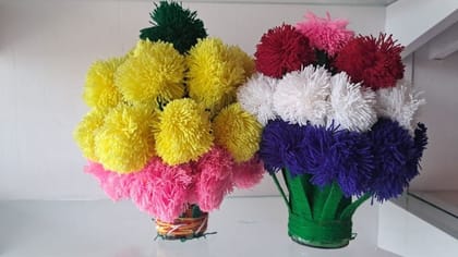 HANDMADE FLOWER POT for Home Decoration and Craft