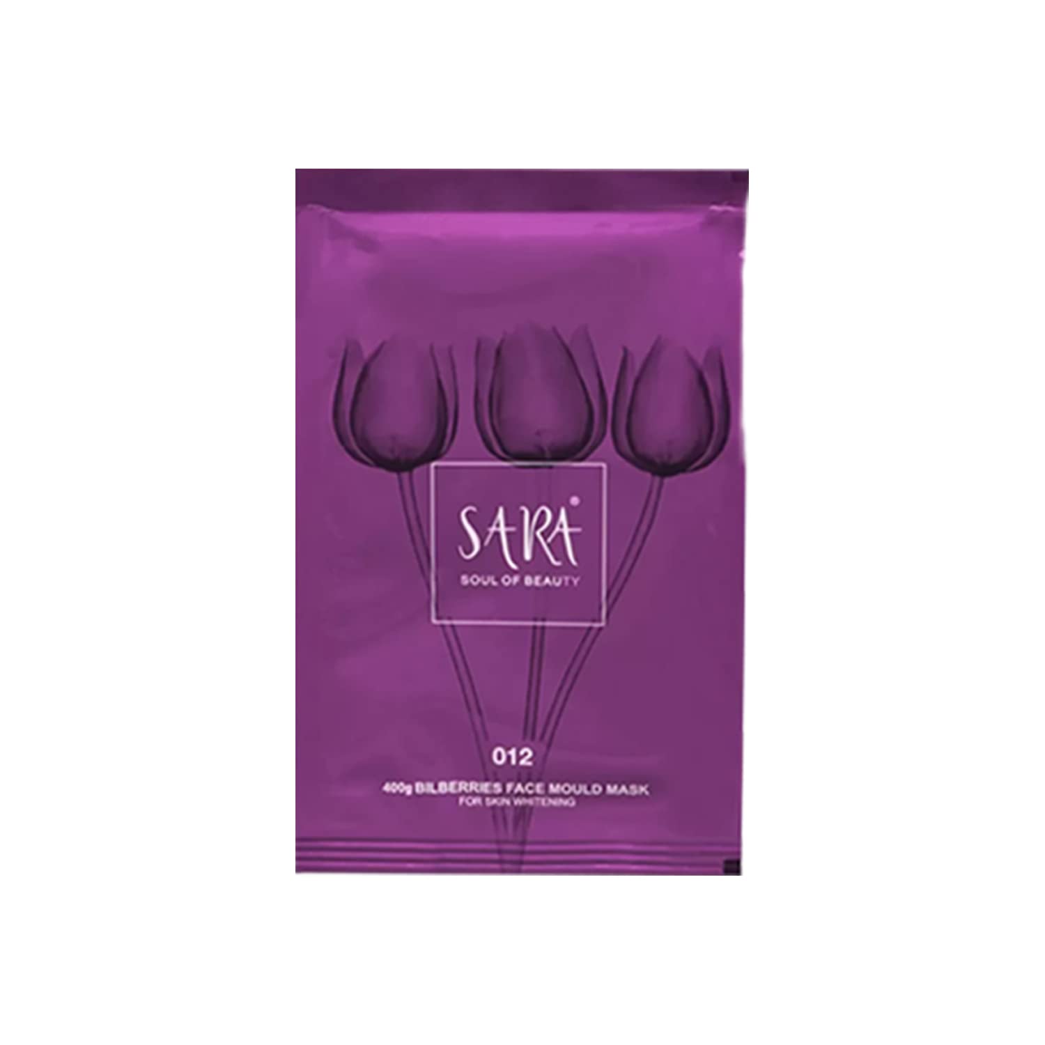 SARA Bilberries Face Mould Mask - 400gm | De-Tanning, Reduced Dark Circles, and Hydrating Skin | Effective Skincare Solution