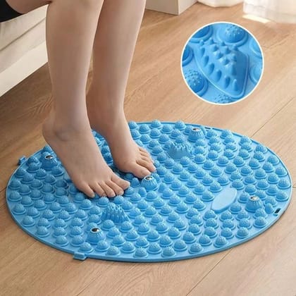 Round Accupressure Mat (Multicolour) ( 1 Pcs )