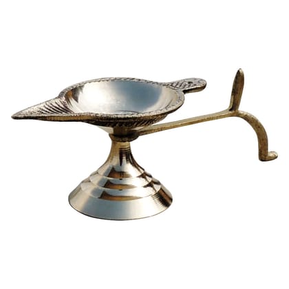 Brass EK batti Arti Deepak No. 1 (ZMAS145 A)
