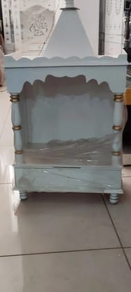 Wooden Mandir  Without Window 12x21