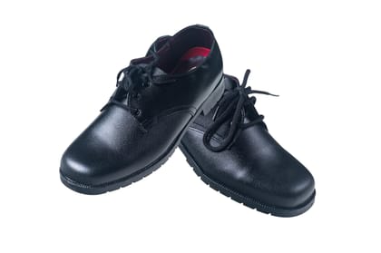 Titas Black Leather School Shoe for Boys (7-13 Years Boys)(B. Boy 22)-Tan / 1