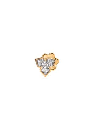 Twinkle Lab Diamond Nose Pin-14K / Yellow Gold
