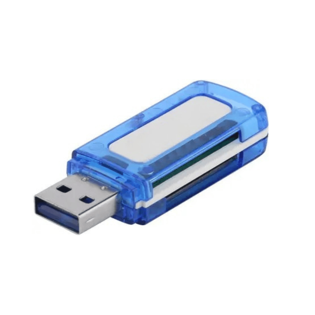 Multi-Card Reader Adapter, 4-in-1 USB 2.0 Port for Micro, TF, MMC, MS, M2 Memory Cards