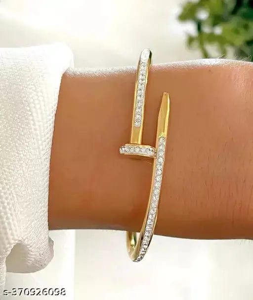 Sparkling Rhinestone Bangle Bracelet"
