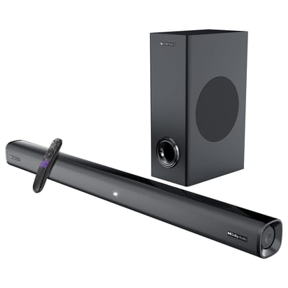 ZEBRONICS Juke BAR 6500, Dolby Soundbar, 120 Watts, Virtual Surround Sound, Dolby Audio, Dual Driver Soundbar, 5.25" Subwoofer, Bluetooth | HDMI (ARC) | Optical | USB | AUX Black / not found