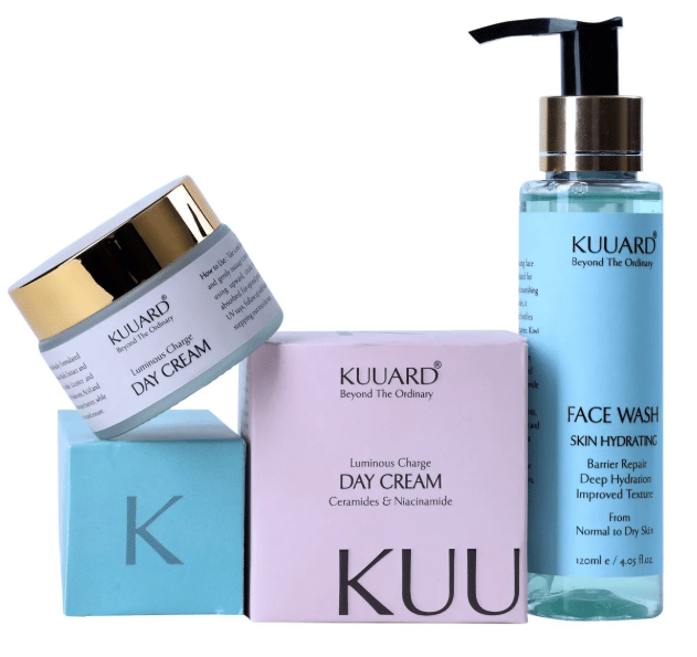 Kuuard Dry Face Glow Combo | 120ml+50gm
