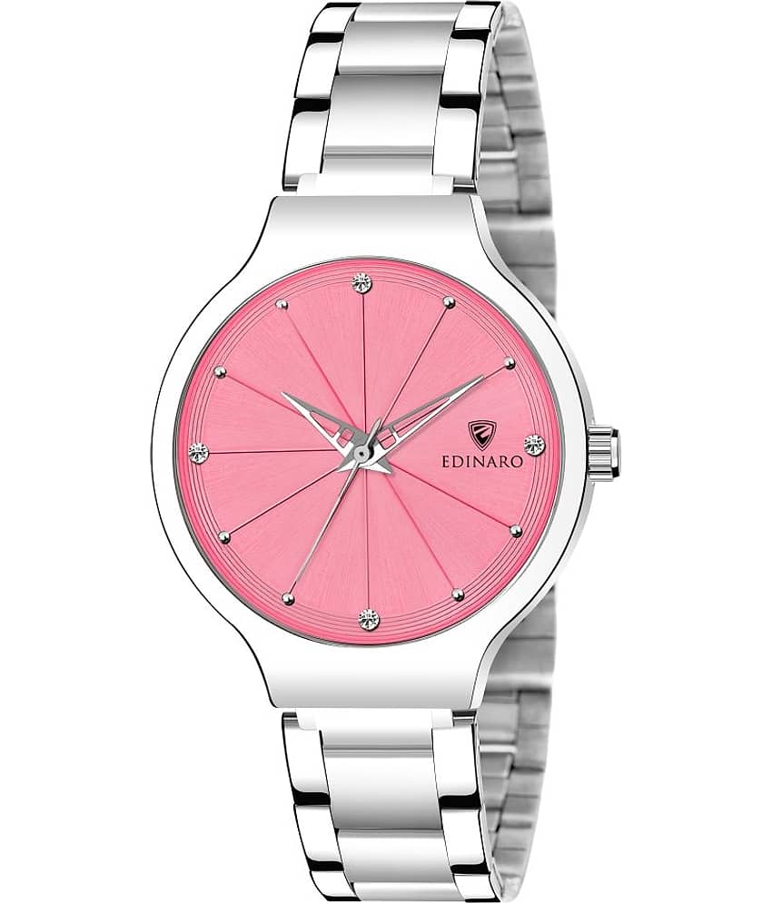 EDINARO Stainless Steel Round Womens Watch