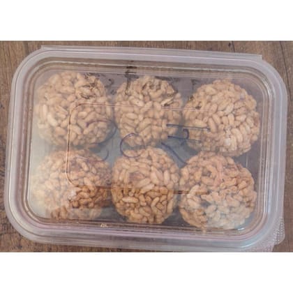 Murmura Laddoo - 200 gm - 200 gm - Six Murmura Laddoos