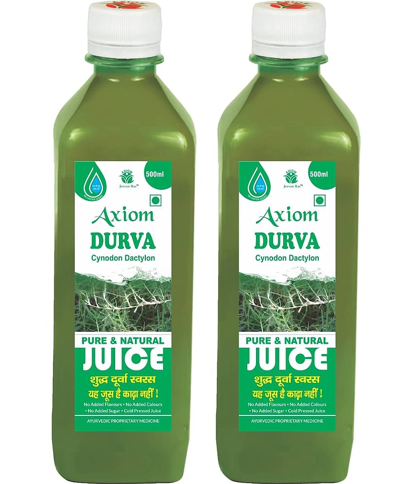 Axiom Shavet Durva Juice 500ml (Pack of 2)|100% Natural WHO-GLP,GMP,ISO Certified Product
