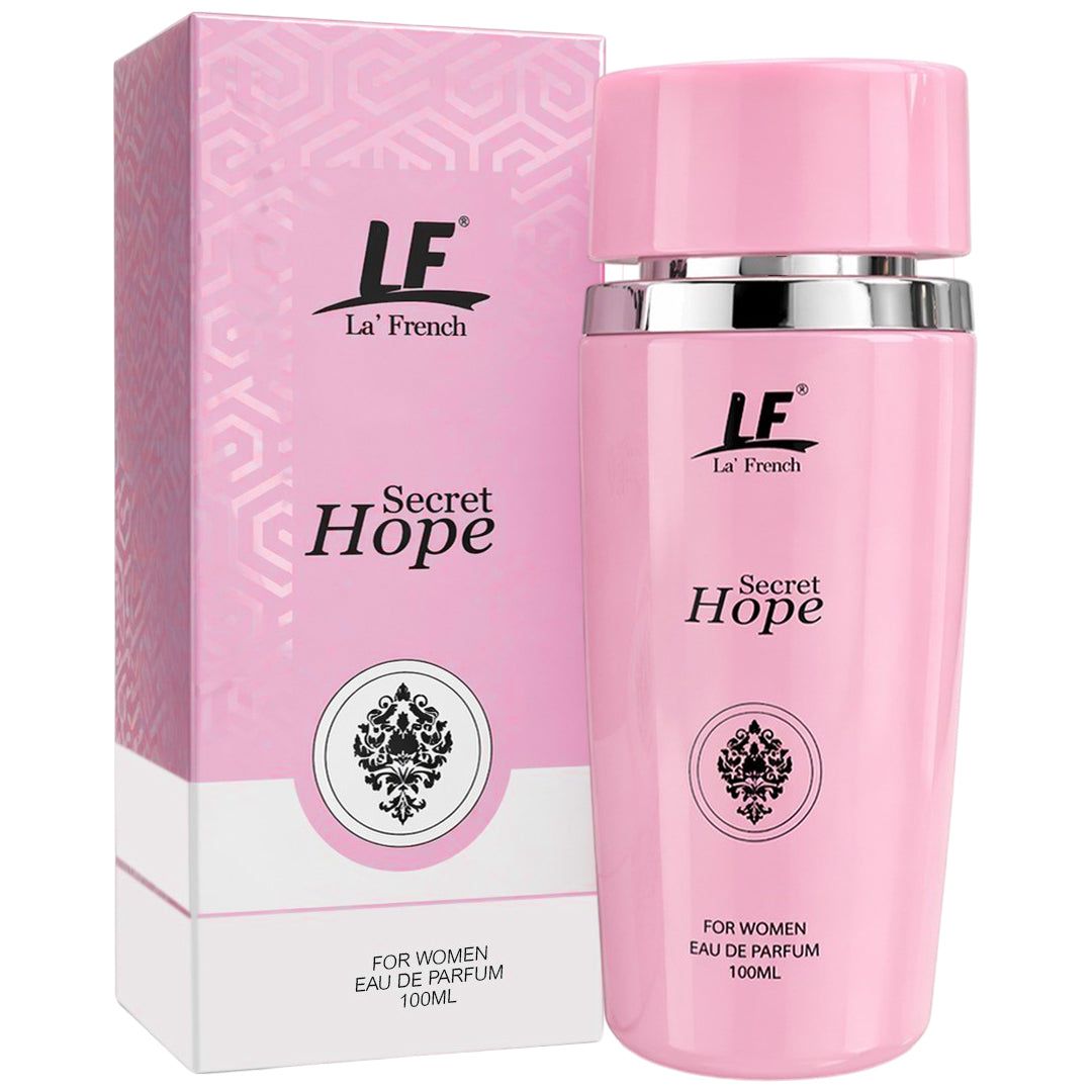 Secret Hope Eau De Parfum 100ml Sweet Floral Rose & Earthy Long-Lasting Perfume for Women
