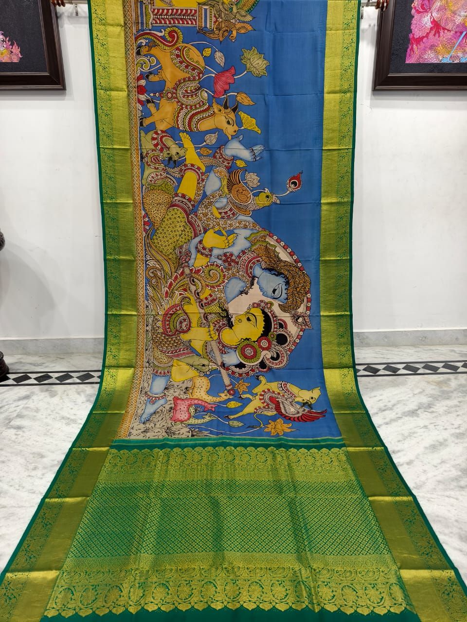 Kalahasti Kalamkari on Kanchi Style 4-Kanchi Style