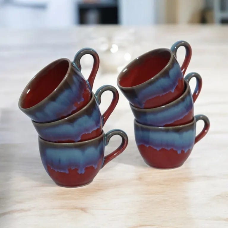 Ruby Glow Cup Set of 5