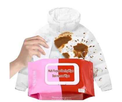 Clothing Stain Remover Wipes (80 Pcs)