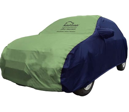 Maruti Wagon R 2019 Car Body Cover, Triple Stitched, Heat & Water Resistant with Side Mirror Pockets (SPORTY Series)-Sporty Green