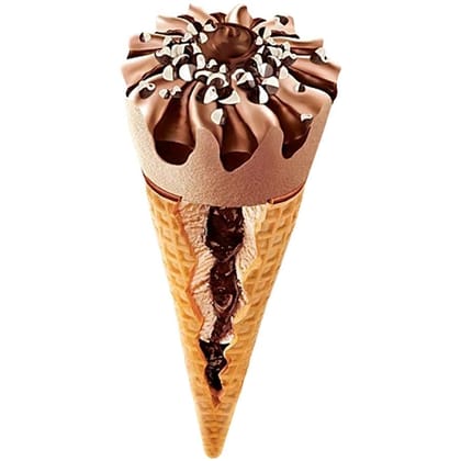 Arun Icecreams Double Chocolate Cone Ice Cream, 100 ml - 100 mL - 100 mL - One unit