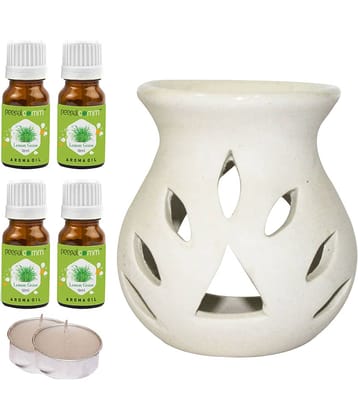 Peepalcomm Ceramic Aroma Oils & Diffusers Set - Pack of 7