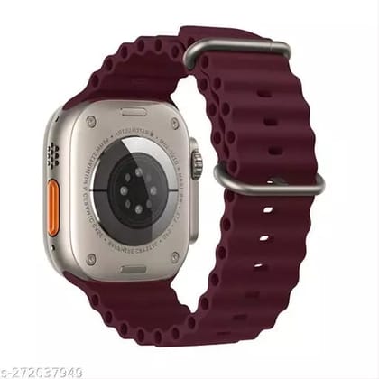 Mehroon Ocean Loop Watch Strap For apple For Apple Watch SERIES SE GEN 2 (42mm/44mm/45mm/46mm/49mm)