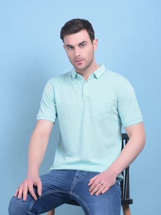 Green Printed T-Shirt-L / Green