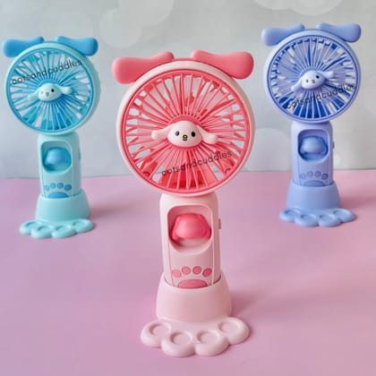 Hello Kitty Handheld Mini Fan for Kids-Pink