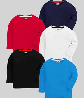 Kuchipoo Pack of 5 Boys Cotton Blend T-Shirt ( Multicolor 1 )