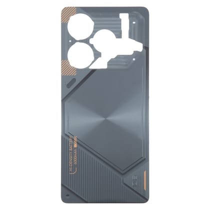 Back Panel Cover Compatible With Tecno Pova 6-Black