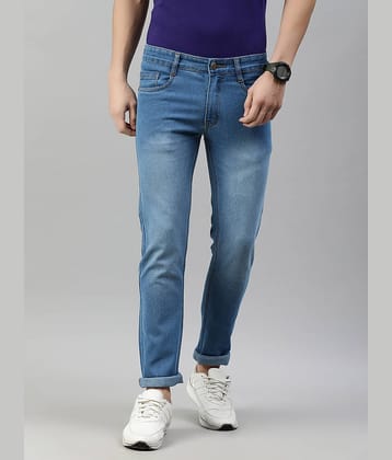 Urbano Fashion - Blue Denim Slim Fit Men's Jeans ( Pack of 1 )