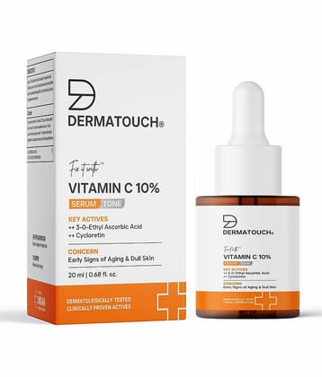 Dermatouch Face Serum Vitamin C Radiant Glow For All Skin Type ( Pack of 1 )