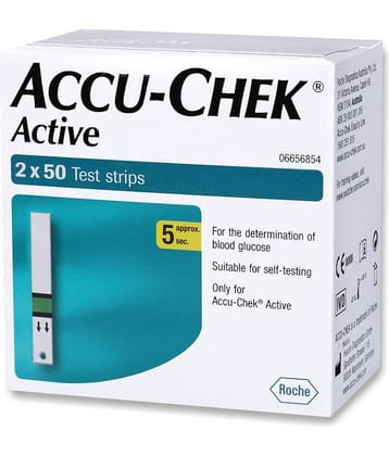 Accuchek Active 100 Sugar Test Strips