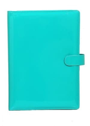 Sukeshcraft Dak File Folder with Belt Patent (Sea Green)