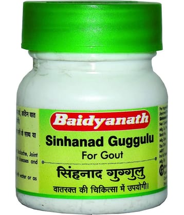 Baidyanath Sinhanad Guggulu Tablet 40 No.S Pack of 1