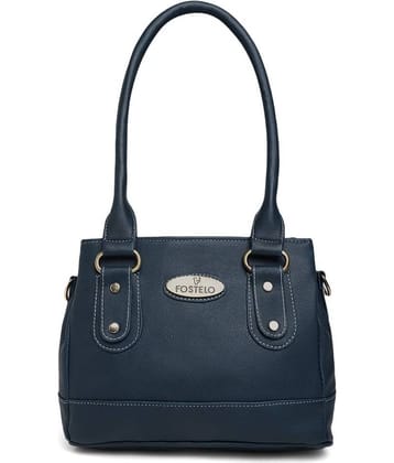 Fostelo - Blue PU Shoulder Bag
