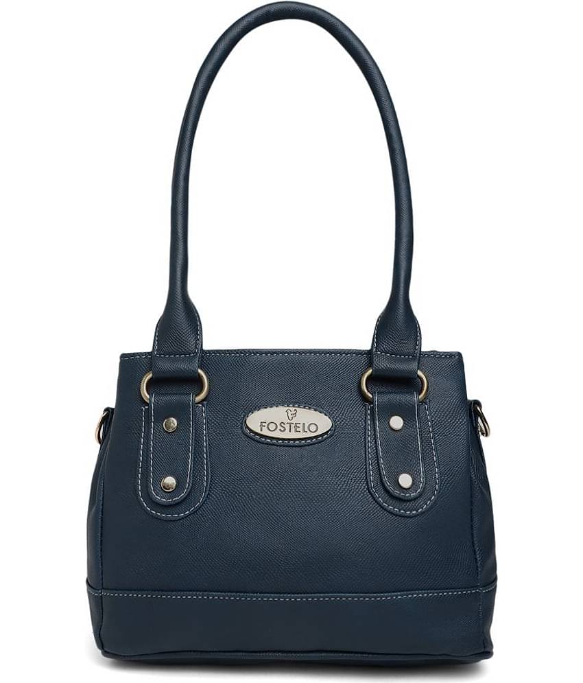 Fostelo - Blue PU Shoulder Bag