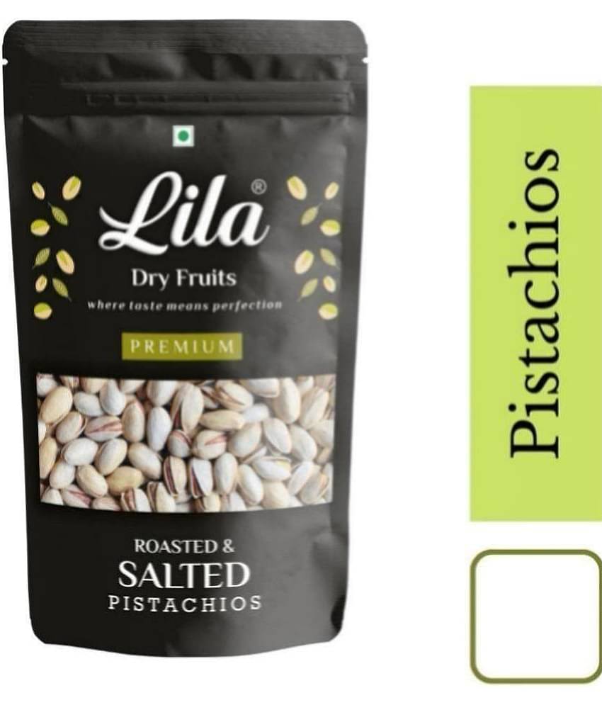LILA DRY FRUITS Salted Roasted Pistachios 200 Grams Perfect Snack for Gifting