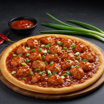 Schezwan Chicken Pizza