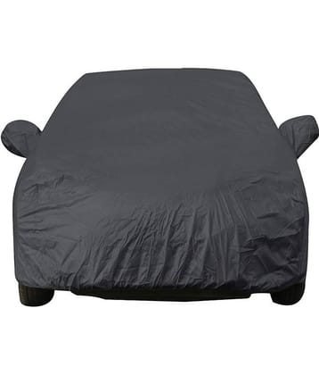 AutoRetail - Dust Proof Car Body Polyster Cover for Honda City With Mirror Pocket ( Pack of 1 ) , Grey