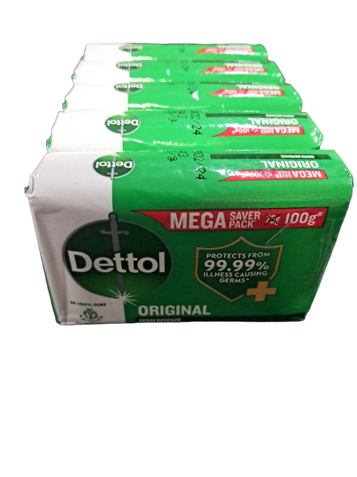 DETTOL 100GM PACK OF 5