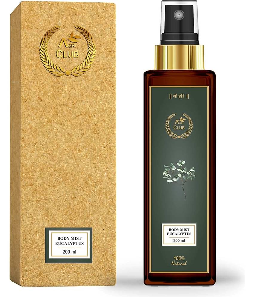 AGRI CLUB - Eucalyptus Body Mist For Men,Women 200 ml ( Pack of 1 )