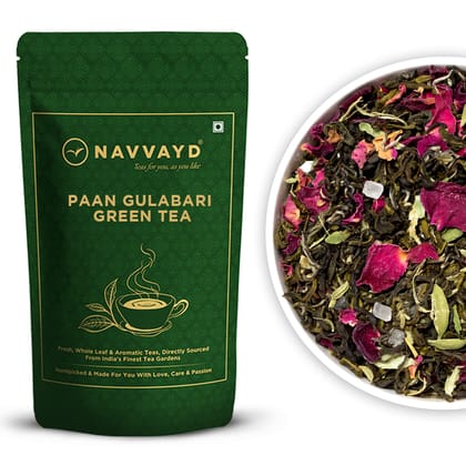 Paan Gulabari Green Tea-100gms - 40 Cups